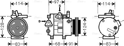 Ava Quality Cooling HYK256 - Kompressor, kondisioner furqanavto.az