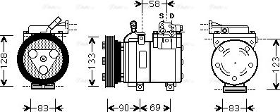 Ava Quality Cooling HYK250 - Kompressor, kondisioner furqanavto.az