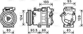 Ava Quality Cooling HY K238 - Kompressor, kondisioner furqanavto.az