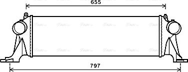 Ava Quality Cooling IV4132 - Intercooler, şarj cihazı furqanavto.az