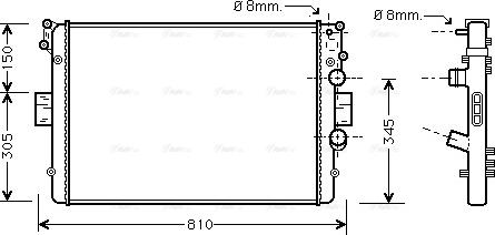 Ava Quality Cooling IV 2042 - Radiator, mühərrikin soyudulması furqanavto.az