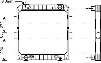 Ava Quality Cooling IV 2039 - Radiator, mühərrikin soyudulması furqanavto.az