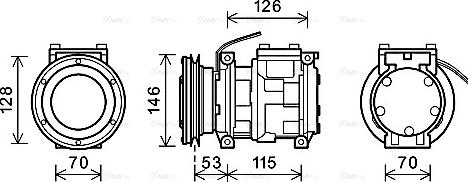 Ava Quality Cooling JDAK016 - Kompressor, kondisioner furqanavto.az