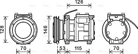 Ava Quality Cooling JDAK025 - Kompressor, kondisioner furqanavto.az