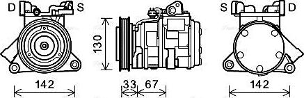 Ava Quality Cooling JEAK062 - Kompressor, kondisioner furqanavto.az