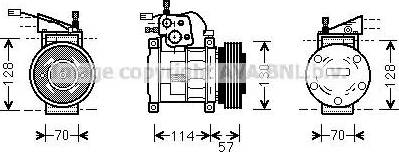 Ava Quality Cooling JE K034 - Kompressor, kondisioner furqanavto.az