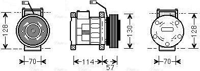 Ava Quality Cooling JEAK034 - Kompressor, kondisioner furqanavto.az