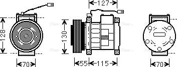 Ava Quality Cooling JEAK032 - Kompressor, kondisioner furqanavto.az