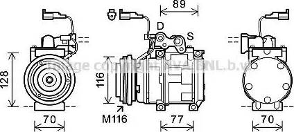 Ava Quality Cooling JEK056 - Kompressor, kondisioner furqanavto.az