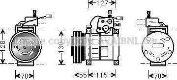 Ava Quality Cooling JE K032 - Kompressor, kondisioner furqanavto.az