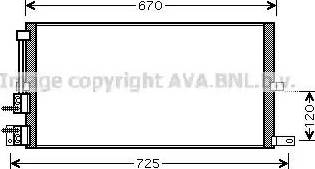 Ava Quality Cooling JR 5043 - Kondenser, kondisioner furqanavto.az