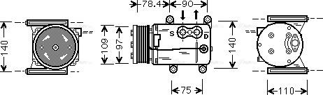 Ava Quality Cooling JRAK025 - Kompressor, kondisioner furqanavto.az