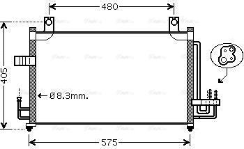 Ava Quality Cooling KA5068D - Kondenser, kondisioner furqanavto.az