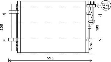 Ava Quality Cooling KA5198D - Kondenser, kondisioner furqanavto.az