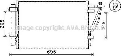 Ava Quality Cooling KA5147 - Kondenser, kondisioner furqanavto.az