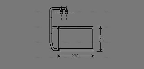 Ava Quality Cooling KA6278 - İstilik dəyişdiricisi, daxili isitmə furqanavto.az