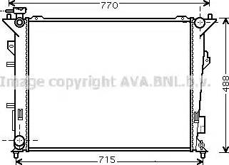 Ava Quality Cooling KA2107 - Radiator, mühərrikin soyudulması furqanavto.az