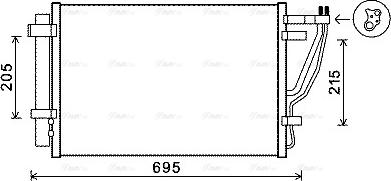 Ava Quality Cooling KAA5147D - Kondenser, kondisioner furqanavto.az