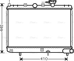 Ava Quality Cooling KAA2271 - Radiator, mühərrikin soyudulması furqanavto.az