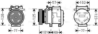 Ava Quality Cooling KAAK211 - Kompressor, kondisioner furqanavto.az