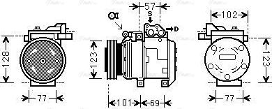 Ava Quality Cooling KAK146 - Kompressor, kondisioner furqanavto.az