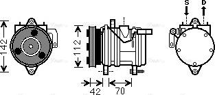 Ava Quality Cooling KAK168 - Kompressor, kondisioner furqanavto.az