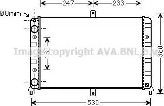 Ava Quality Cooling LA2023 - Radiator, mühərrikin soyudulması furqanavto.az