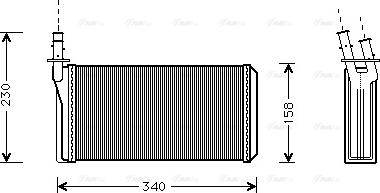 Ava Quality Cooling LC 6074 - İstilik dəyişdiricisi, daxili isitmə furqanavto.az