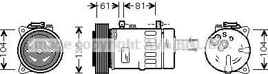 Ava Quality Cooling LC K005 - Kompressor, kondisioner furqanavto.az