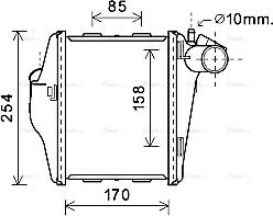 Ava Quality Cooling MC4015 - Intercooler, şarj cihazı furqanavto.az