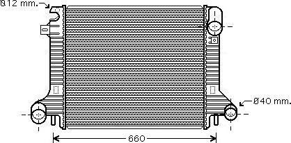 Ava Quality Cooling ME2206 - Radiator, mühərrikin soyudulması furqanavto.az