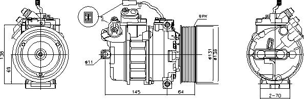 Ava Quality Cooling MEAK357 - Kompressor, kondisioner furqanavto.az
