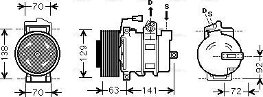 Ava Quality Cooling MEAK239 - Kompressor, kondisioner furqanavto.az