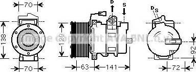 Ava Quality Cooling MEK249 - Kompressor, kondisioner furqanavto.az
