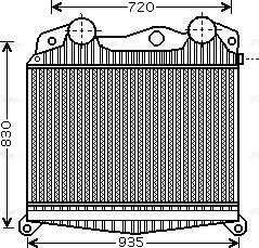 Ava Quality Cooling MN 4040 - Intercooler, şarj cihazı furqanavto.az