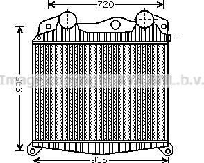 Ava Quality Cooling MN4019 - Intercooler, şarj cihazı furqanavto.az