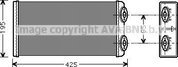 Ava Quality Cooling MN6029 - İstilik dəyişdiricisi, daxili isitmə www.furqanavto.az