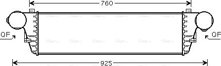 Ava Quality Cooling MS 4380 - Intercooler, şarj cihazı furqanavto.az