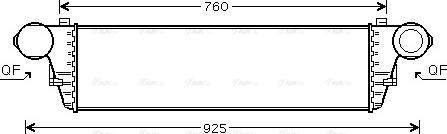 Ava Quality Cooling MS 4379 - Intercooler, şarj cihazı furqanavto.az