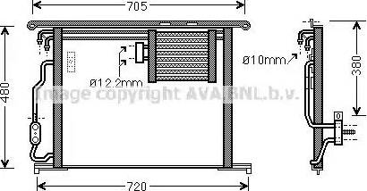 Ava Quality Cooling MSA5467 - Kondenser, kondisioner furqanavto.az