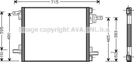 Ava Quality Cooling MS 5345 - Kondenser, kondisioner furqanavto.az