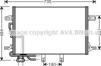 Ava Quality Cooling MSA5307 - Kondenser, kondisioner furqanavto.az