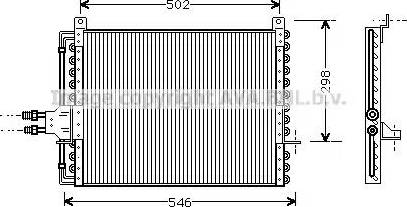 Ava Quality Cooling MS 5205 - Kondenser, kondisioner furqanavto.az