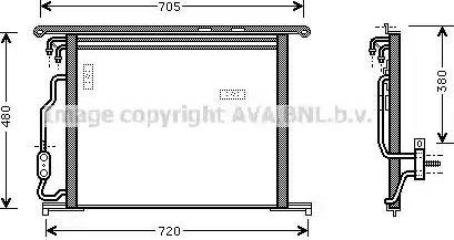 Ava Quality Cooling MS 5280 - Kondenser, kondisioner furqanavto.az