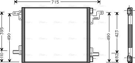 Ava Quality Cooling MS 5270 - Kondenser, kondisioner furqanavto.az