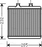 Ava Quality Cooling MS 6472 - İstilik dəyişdiricisi, daxili isitmə www.furqanavto.az