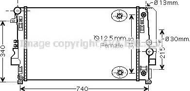 Ava Quality Cooling MS 2460 - Radiator, mühərrikin soyudulması www.furqanavto.az