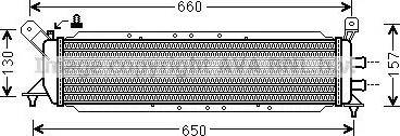 Ava Quality Cooling MS 2482 - Radiator, mühərrikin soyudulması furqanavto.az