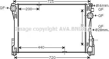 Ava Quality Cooling MS2575 - Radiator, mühərrikin soyudulması furqanavto.az