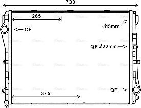 Ava Quality Cooling MS2667 - Radiator, mühərrikin soyudulması www.furqanavto.az